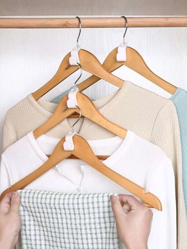 [🔥The 2024 The best closet helper]Space-Saving Clothes Hanger Connector Hooks