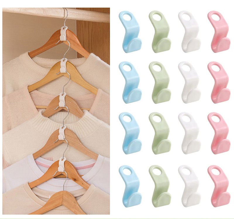 [🔥The 2024 The best closet helper]Space-Saving Clothes Hanger Connector Hooks