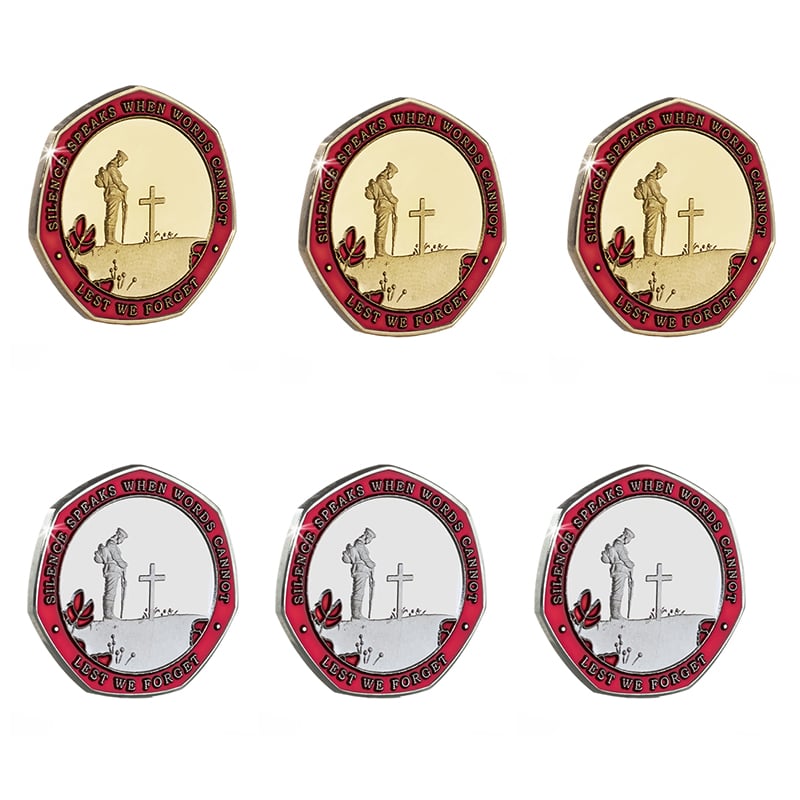 Limited Edition - Red Poppy Heroes Commemorative Coins