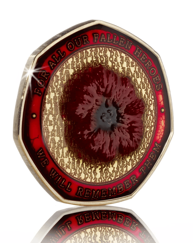 Limited Edition - Red Poppy Heroes Commemorative Coins