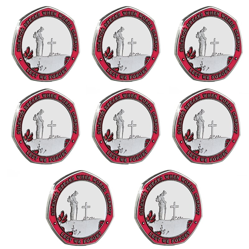 Limited Edition - Red Poppy Heroes Commemorative Coins