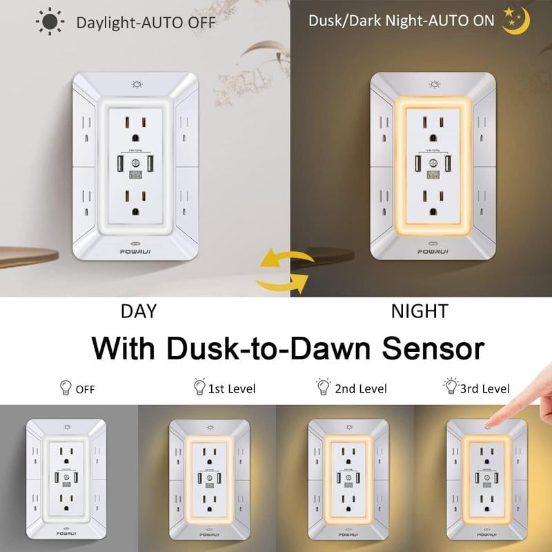 Multi Plug Outlet Surge Protector