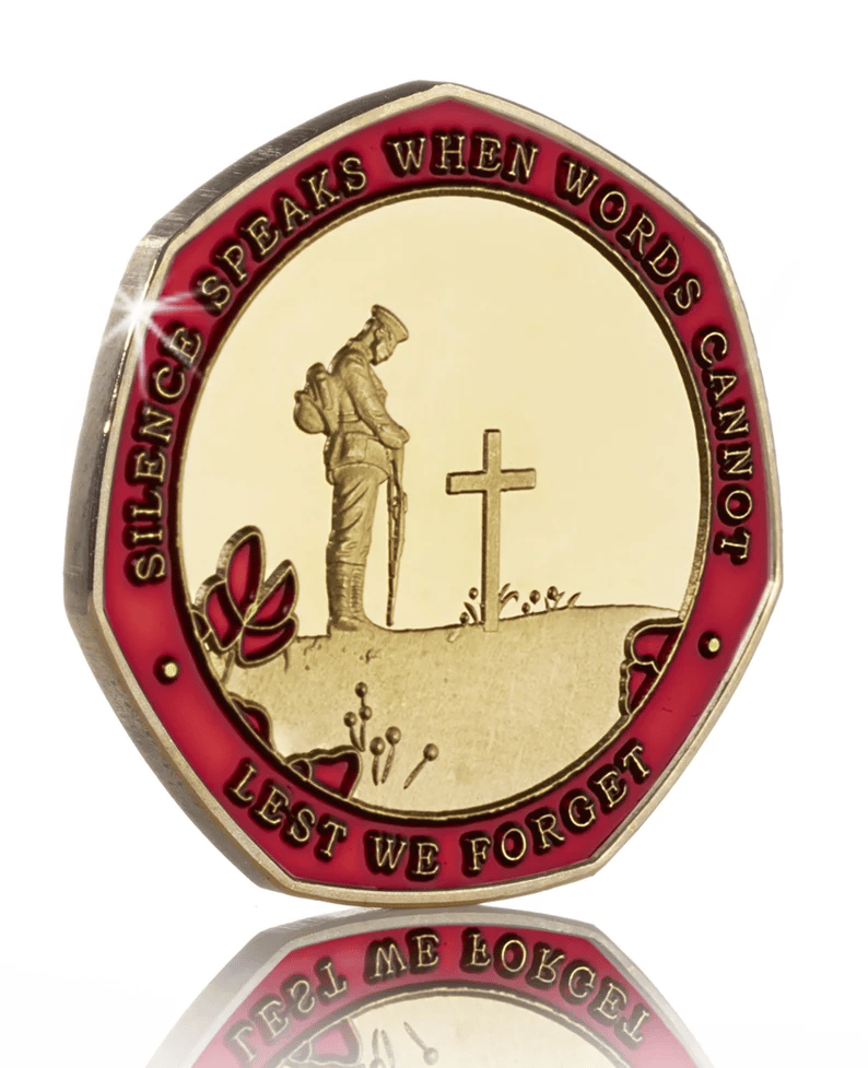 Limited Edition - Red Poppy Heroes Commemorative Coins