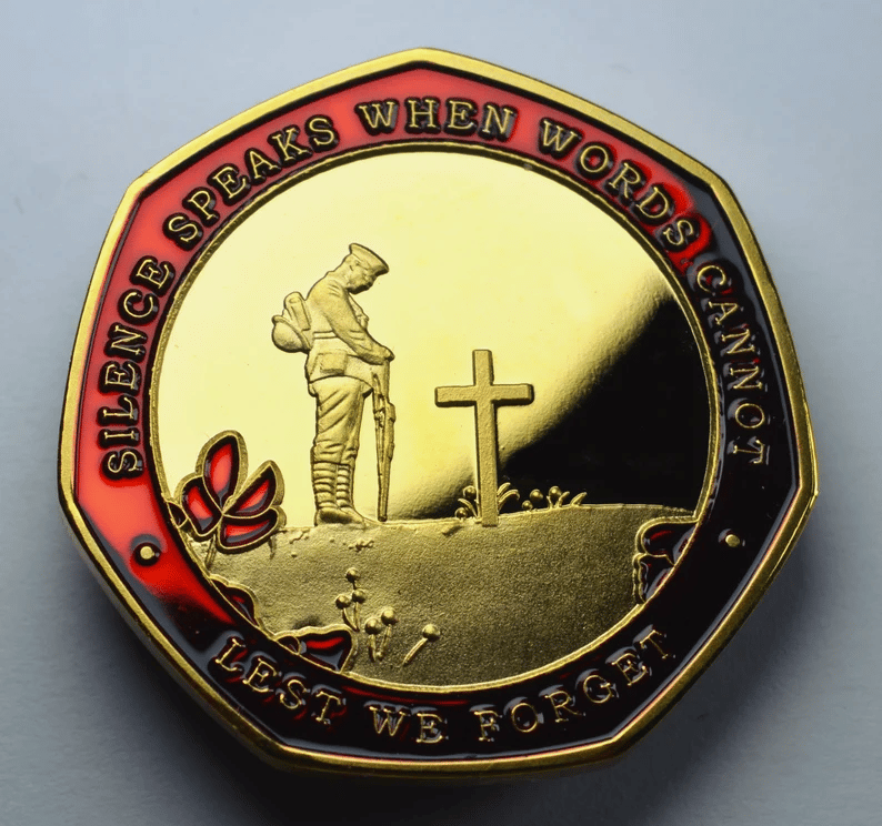 Limited Edition - Red Poppy Heroes Commemorative Coins