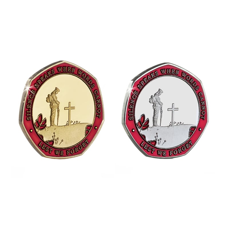 Limited Edition - Red Poppy Heroes Commemorative Coins