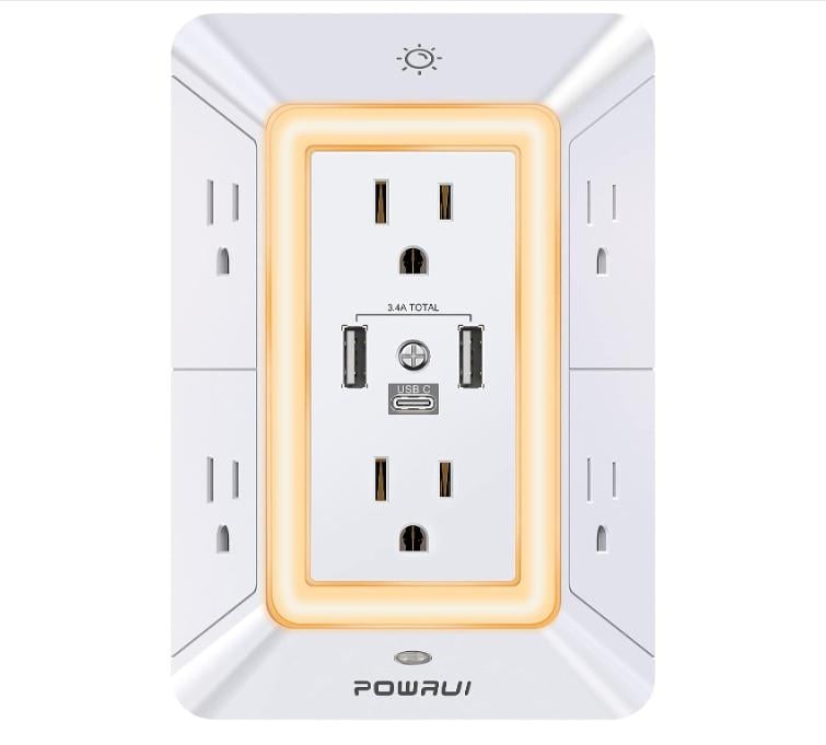 Multi Plug Outlet Surge Protector